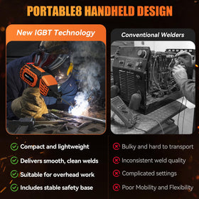 Protmex welder with overheating protection for reliable use