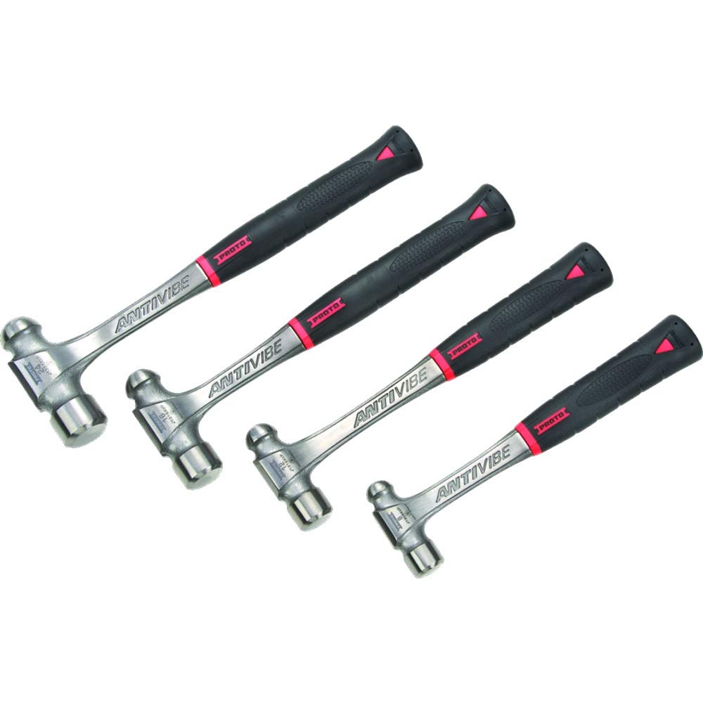 Proto J1304AVPS anti-vibe hammer set with textured grip and rim-tempered surface for durability during use