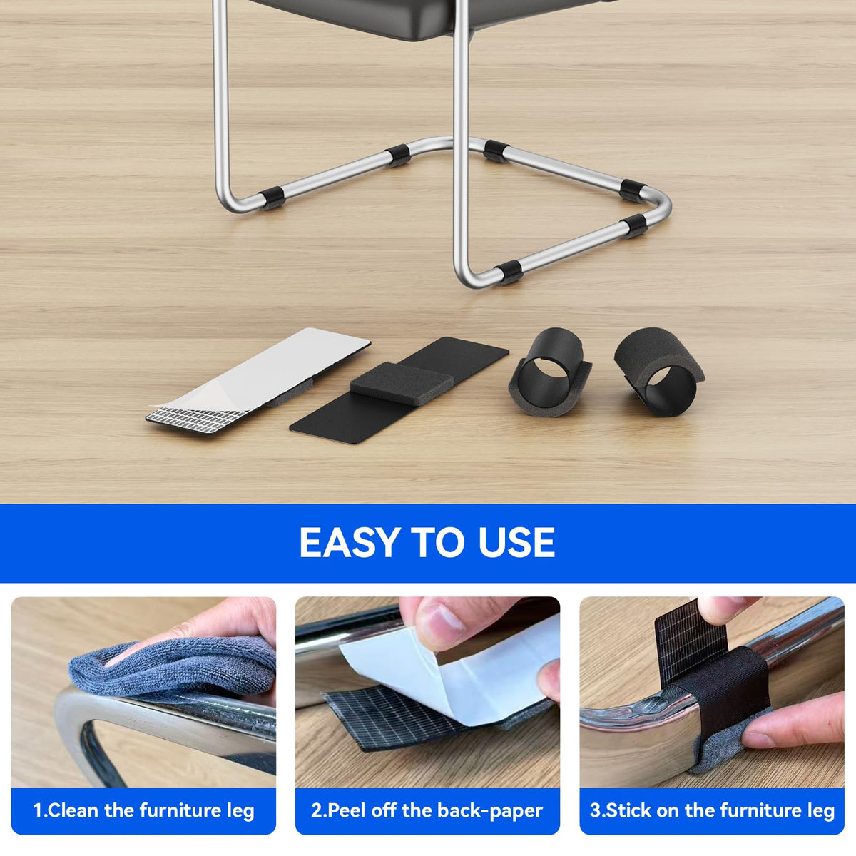 ProtStorLife universal compatibility for round and square legs