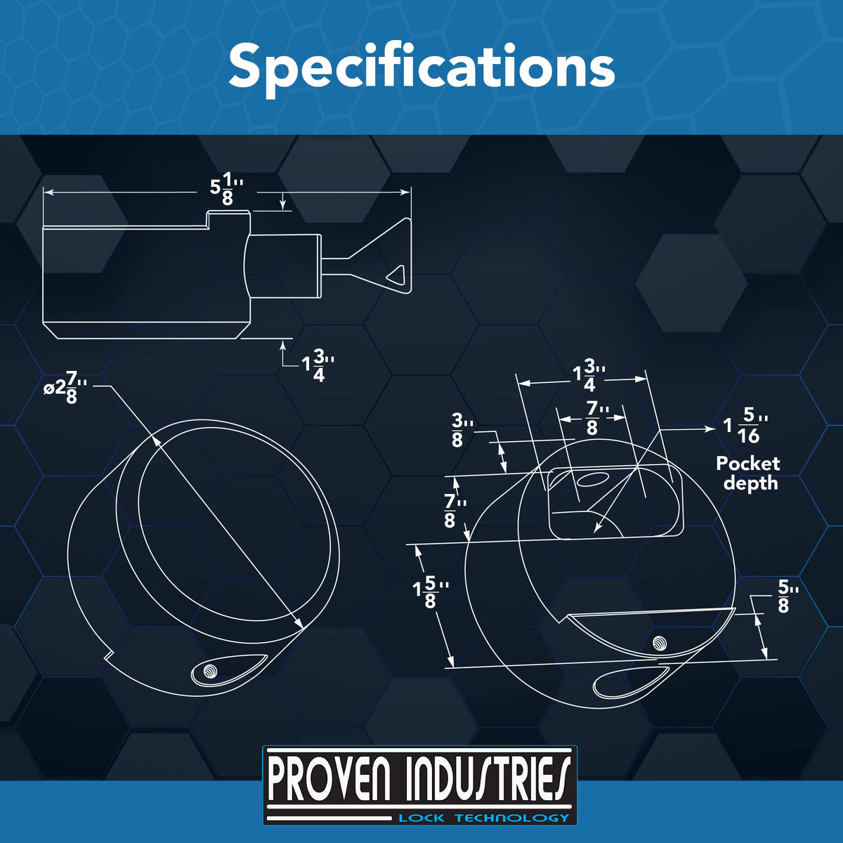 Proven Industries Puck Lock Set demonstrates rugged, long-lasting construction for daily trailer security.