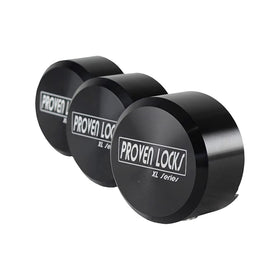 Proven Industries Puck Lock Set with hidden shackle for secure trailer access control.