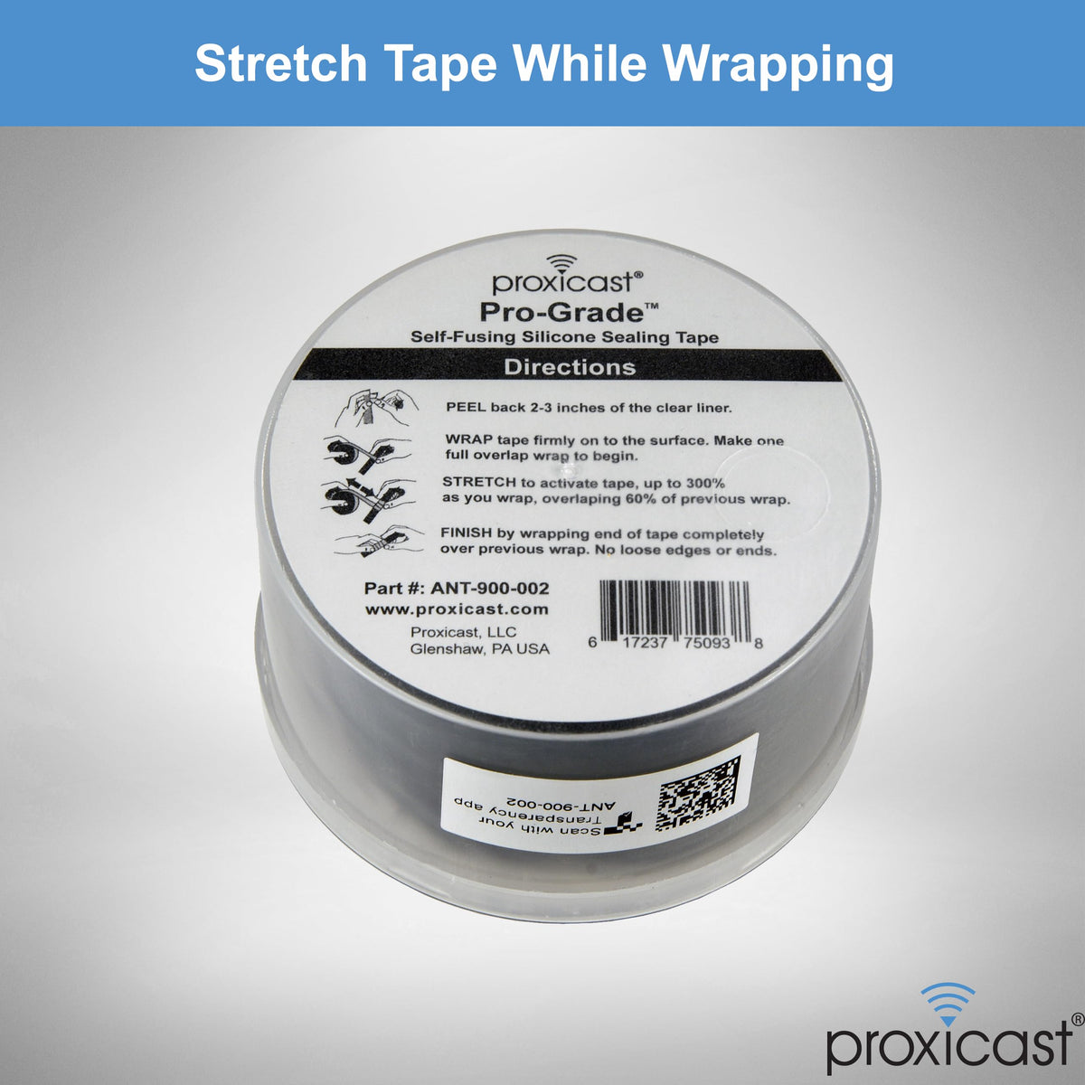 Proxicast Pro-Grade tape removing cleanly without leaving residue