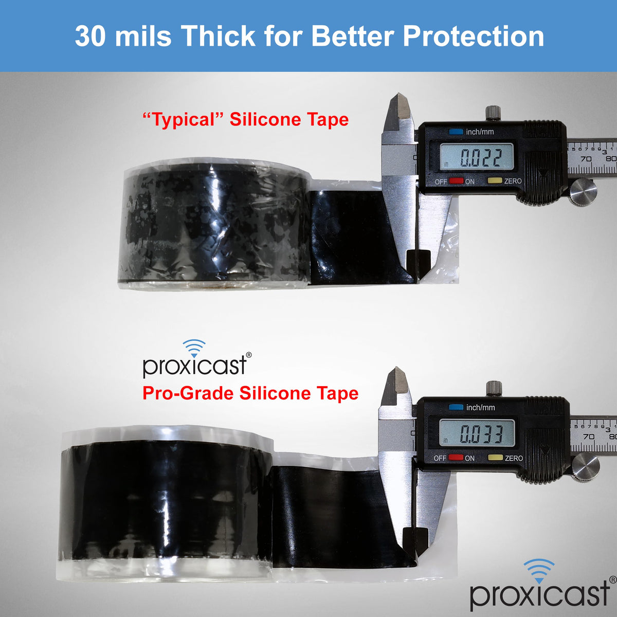 Proxicast Pro-Grade tape around an electrical connection to prevent corrosion