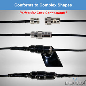 Proxicast Pro-Grade tape showing UV and saltwater resistance in a coastal setup