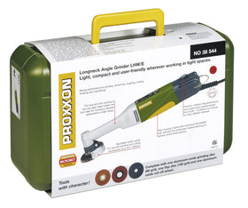 Proxxon LW/E in workshop, showcasing compact power and versatility.