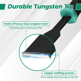 Prozwee five-eighth-inch tungsten scraper for precise cleaning tasks