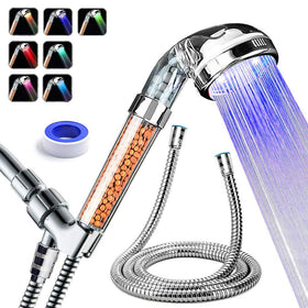 PRUGNA filtered water shower experience with smoother skin feel.