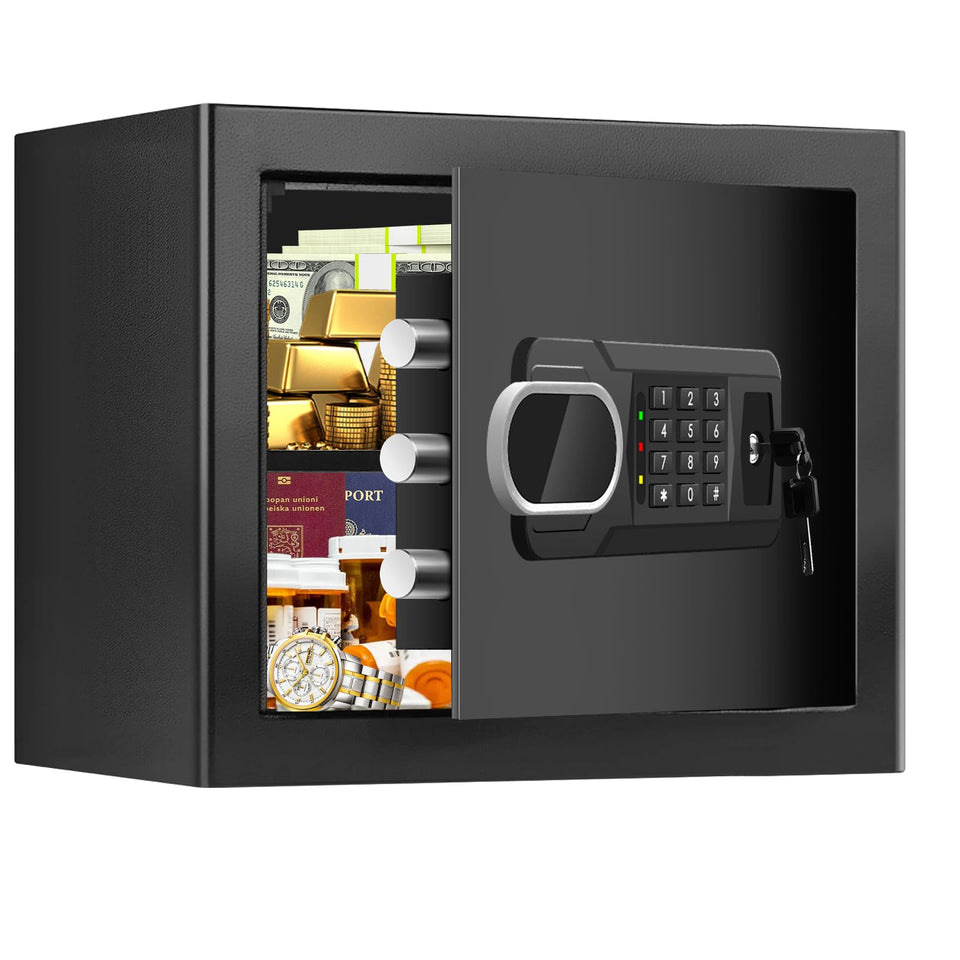 Psisuvry 1.8 cu ft fire safe box front view protects valuables at home