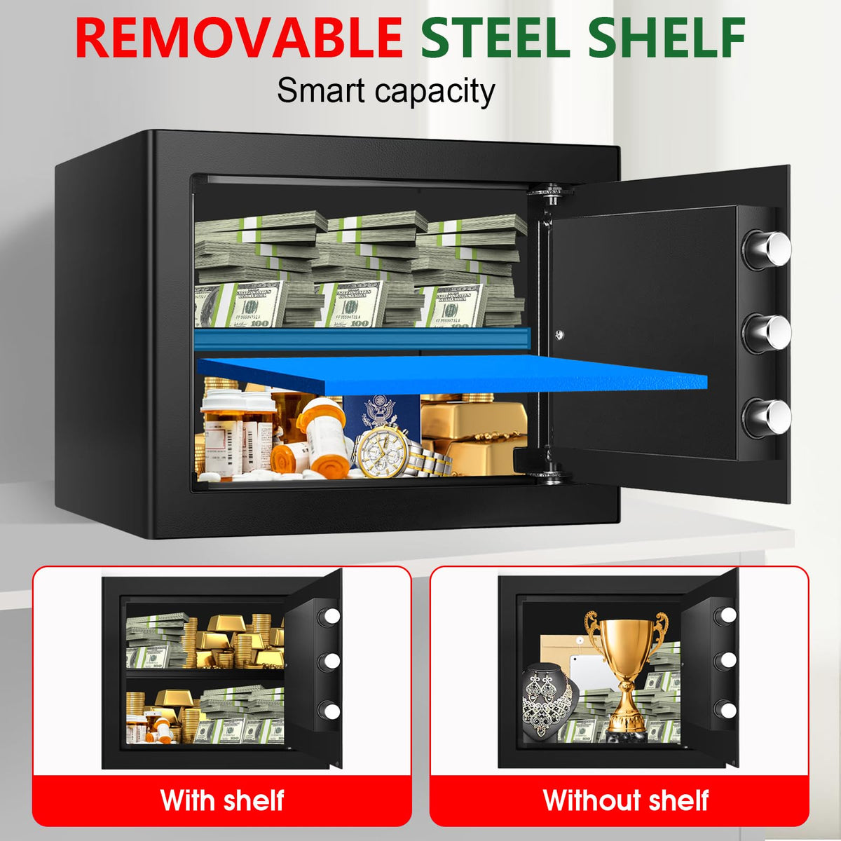 Psisuvry anti-theft alarm indicator helps deter unauthorized attempts
