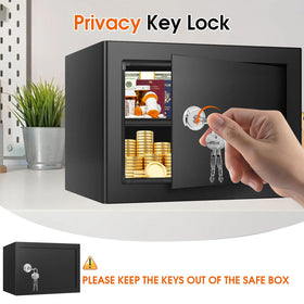 Psisuvry safe box hidden wall mount keeps valuables discreet.