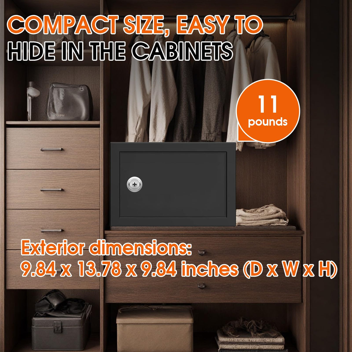 Psisuvry safe box ideal for home and office storage needs.