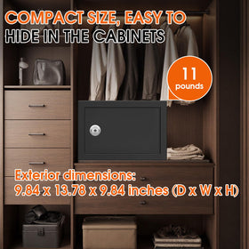 Psisuvry safe box ideal for home and office storage needs.