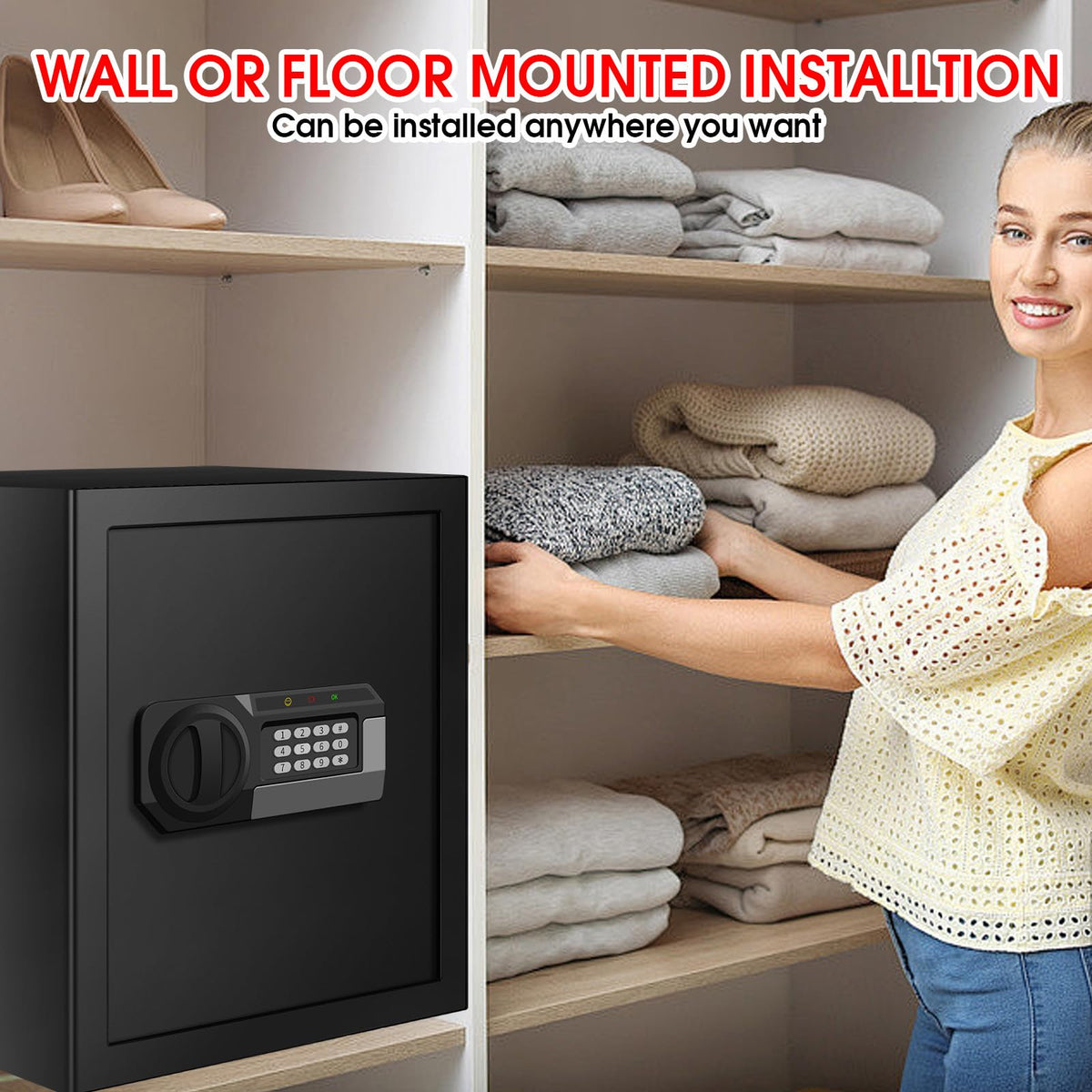 Psisuvry pre-drilled mounting holes for secure installation