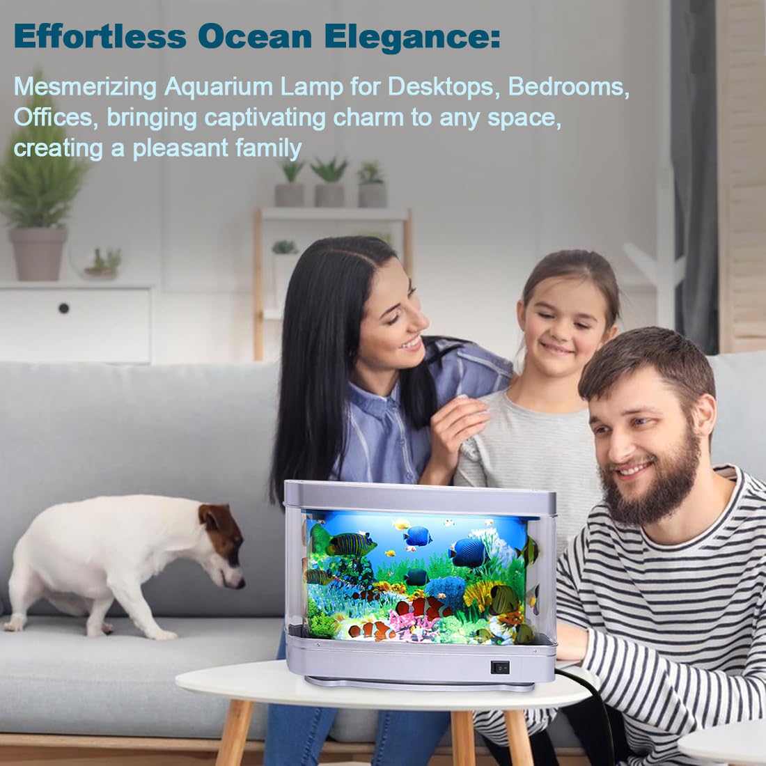 PTAHON coral reef LED rotation display provides dynamic decor and ambient lighting