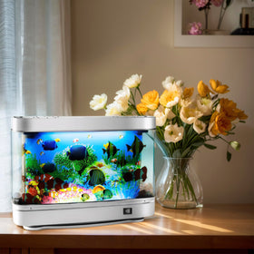 PTAHON floating faux fish design offers mesmerizing movement without maintenance