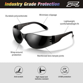 PTCOL ANSI Z87.1 certified eyewear for reliable workplace protection.