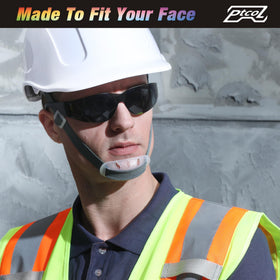 PTCOL safety glasses with impact-scratch resistant lenses for protection.