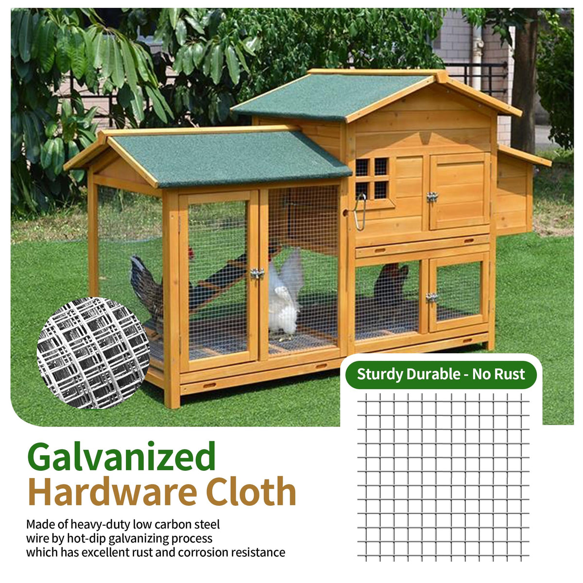 Pterying garden protection mesh guards trees and plants from animals.