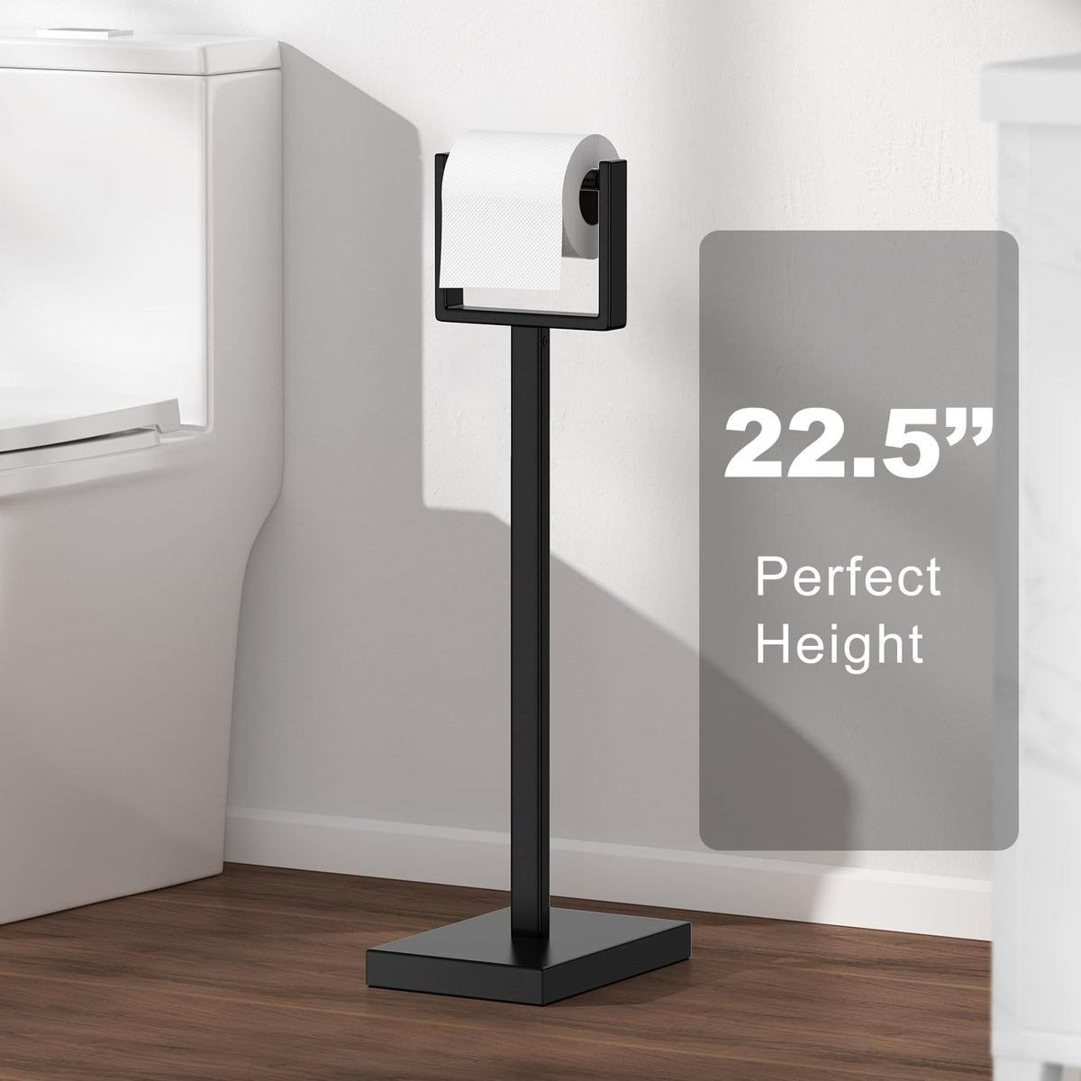 Pucscsrg easy-assembly toilet paper holder installs in minutes