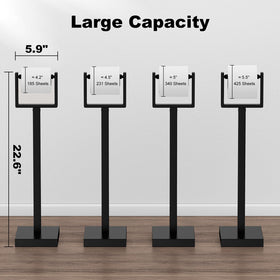 Pucscsrg free-standing tissue roll holder fits jumbo and standard rolls