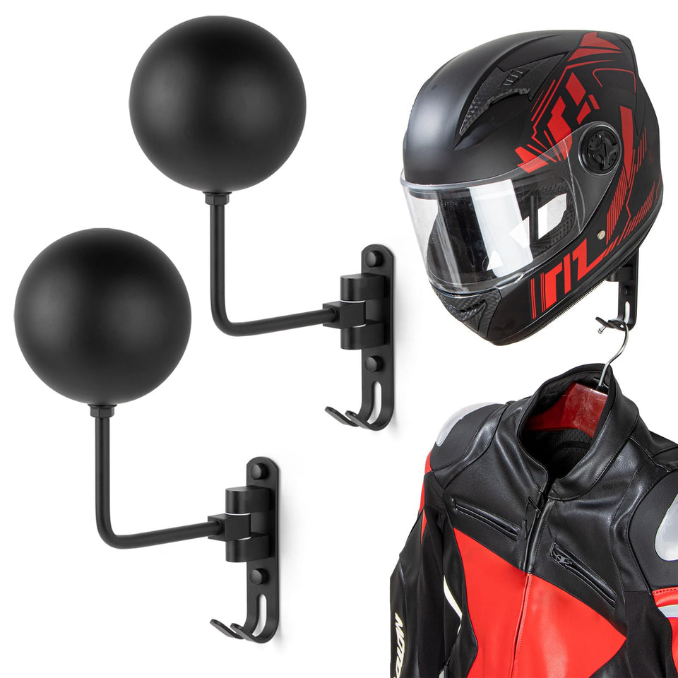PUERSI helmet holder wall mount bracket securing heavy helmets efficiently.