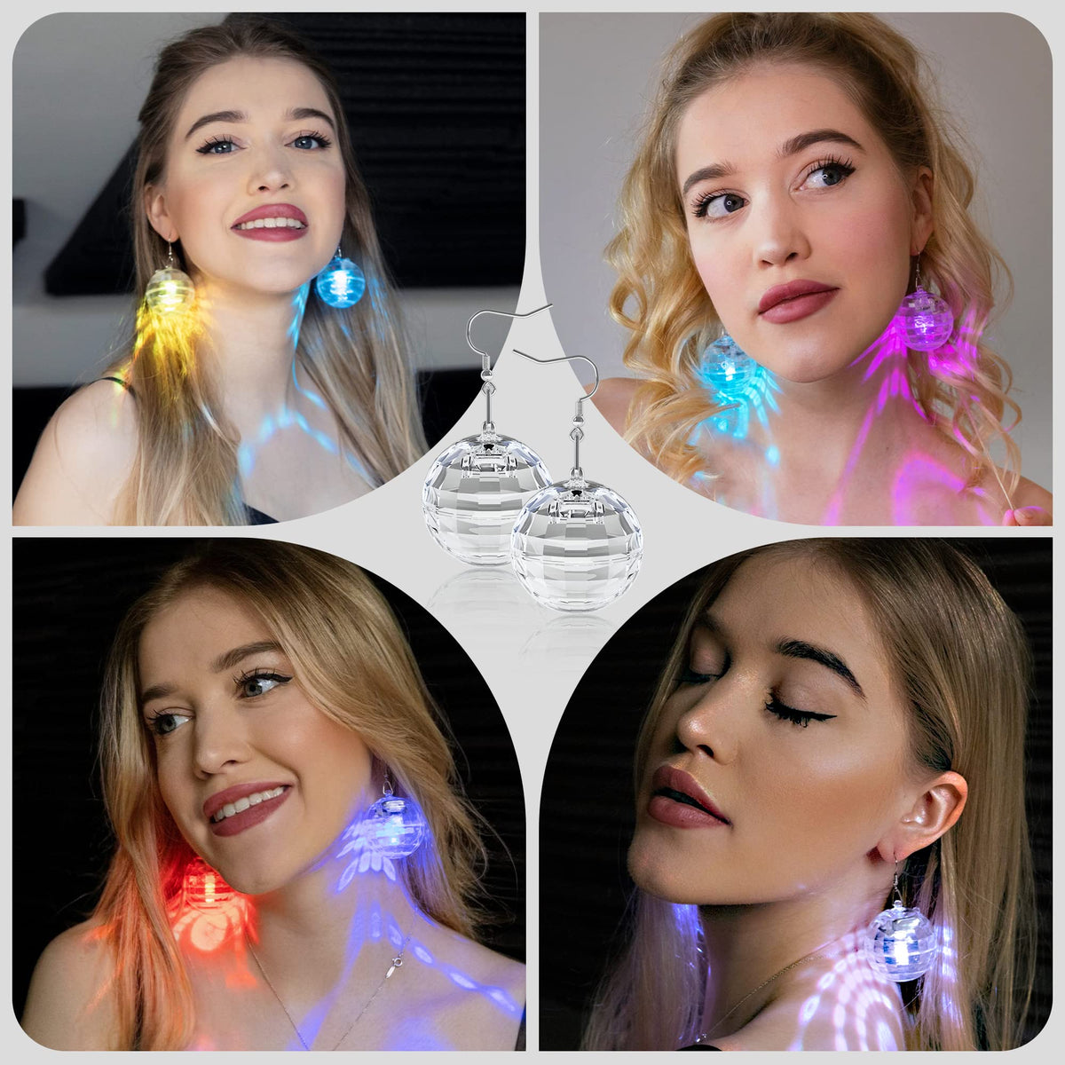 PUFIER lightweight earrings measure 3.8 cm for all-night comfort