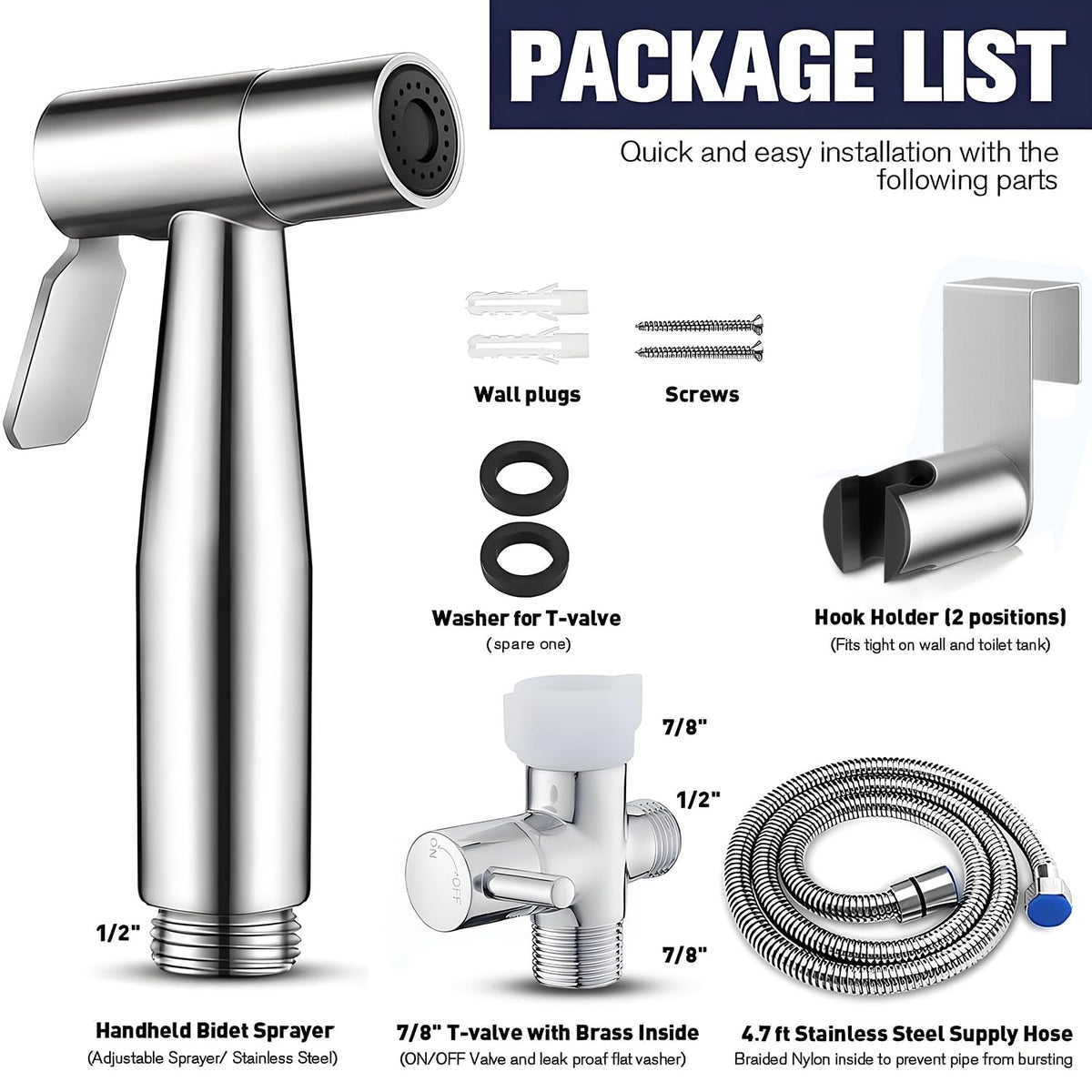 Pugrwei cloth diaper sprayer in action for gentle cleaning.
