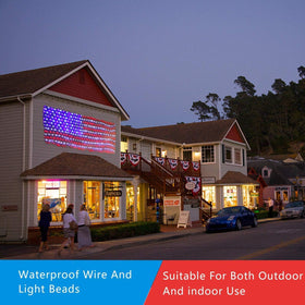 PUHONG double-sided visibility flag lights brighten twice the view