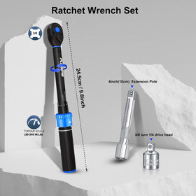 PUIBERS 4-inch extension bar enabling reach to deep bolts