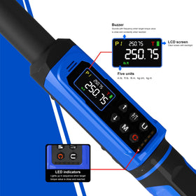 PUIBERS electronic wrench offers data logging and memory for quick reference.
