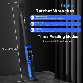 PUIBERS heavy-duty digital wrench features ergonomic grip for busy workshops.