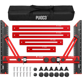 PUIOCO stair template showing triangle structure for stable, precise measurements