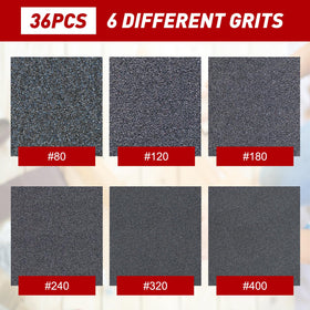 Pukamam 120-grit sponge for smoother finish on furniture and trim
