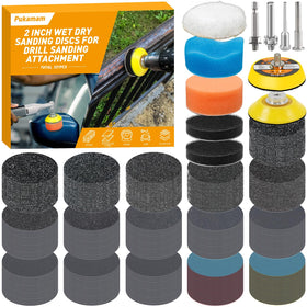 Pukamam 2-inch sanding disc kit full set for versatile projects.