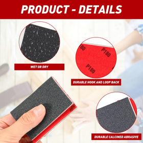 Pukamam 320-grit sponge for ultra-smooth finishes