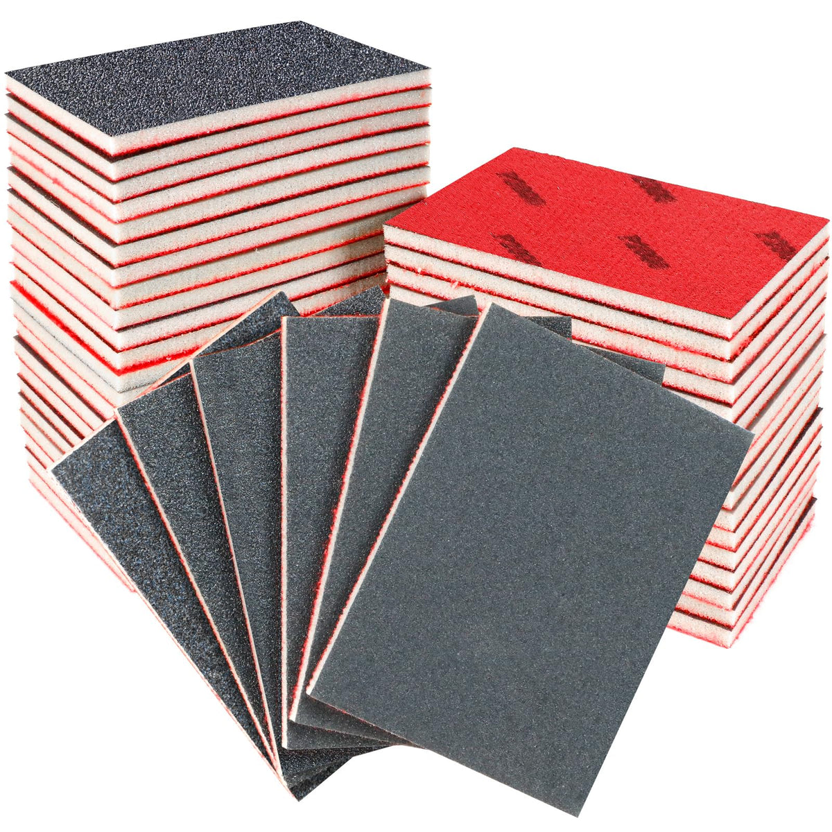 Pukamam 36-piece sanding sponge pack for versatile refinishing projects