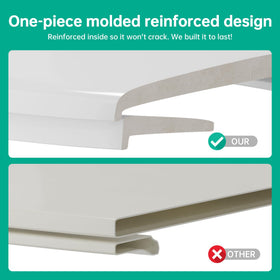 PUKANIUM seat surface shown as easy to clean and stain resistant