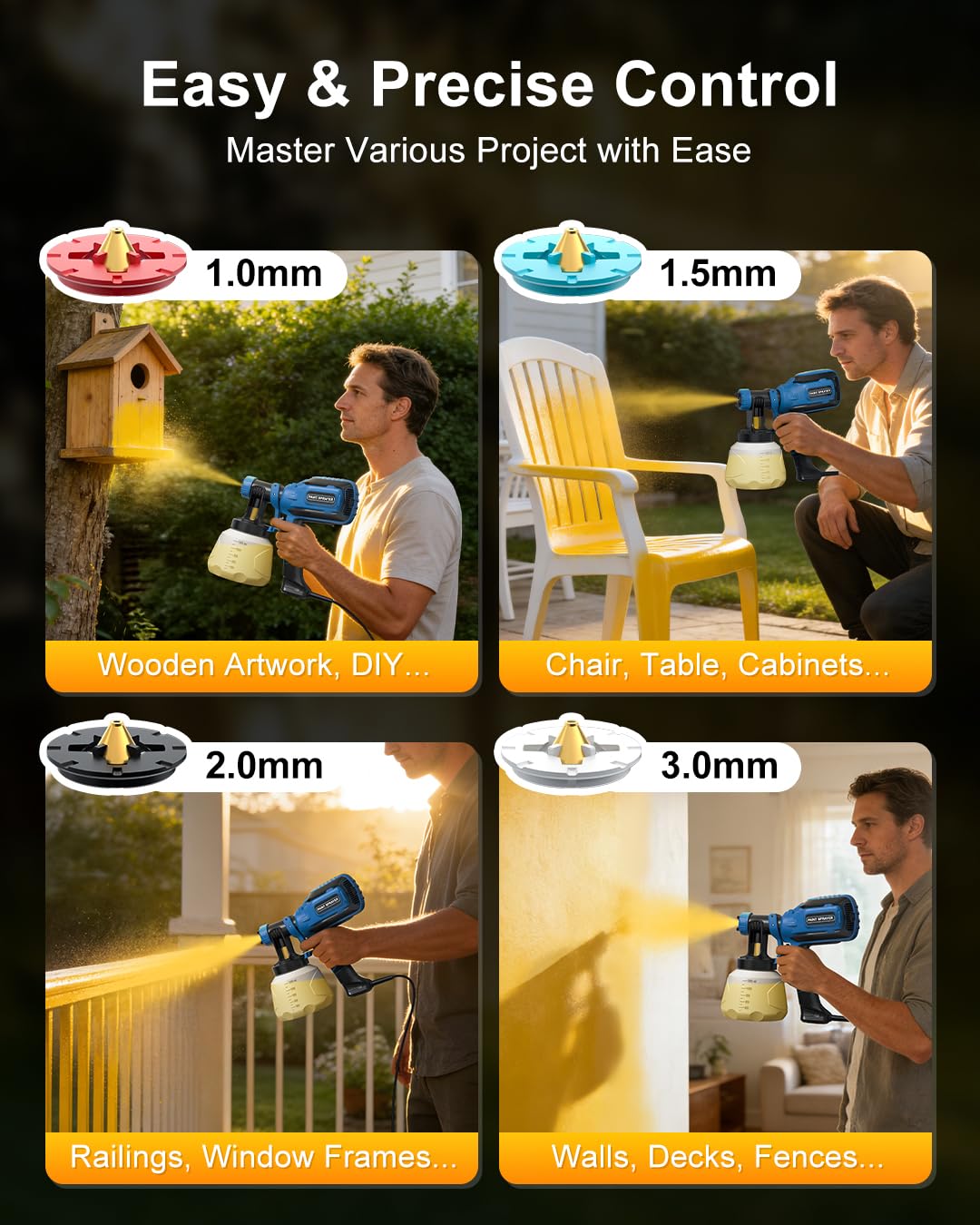 Pulendy cleaning connector flushes residual paint for easier cleanup.