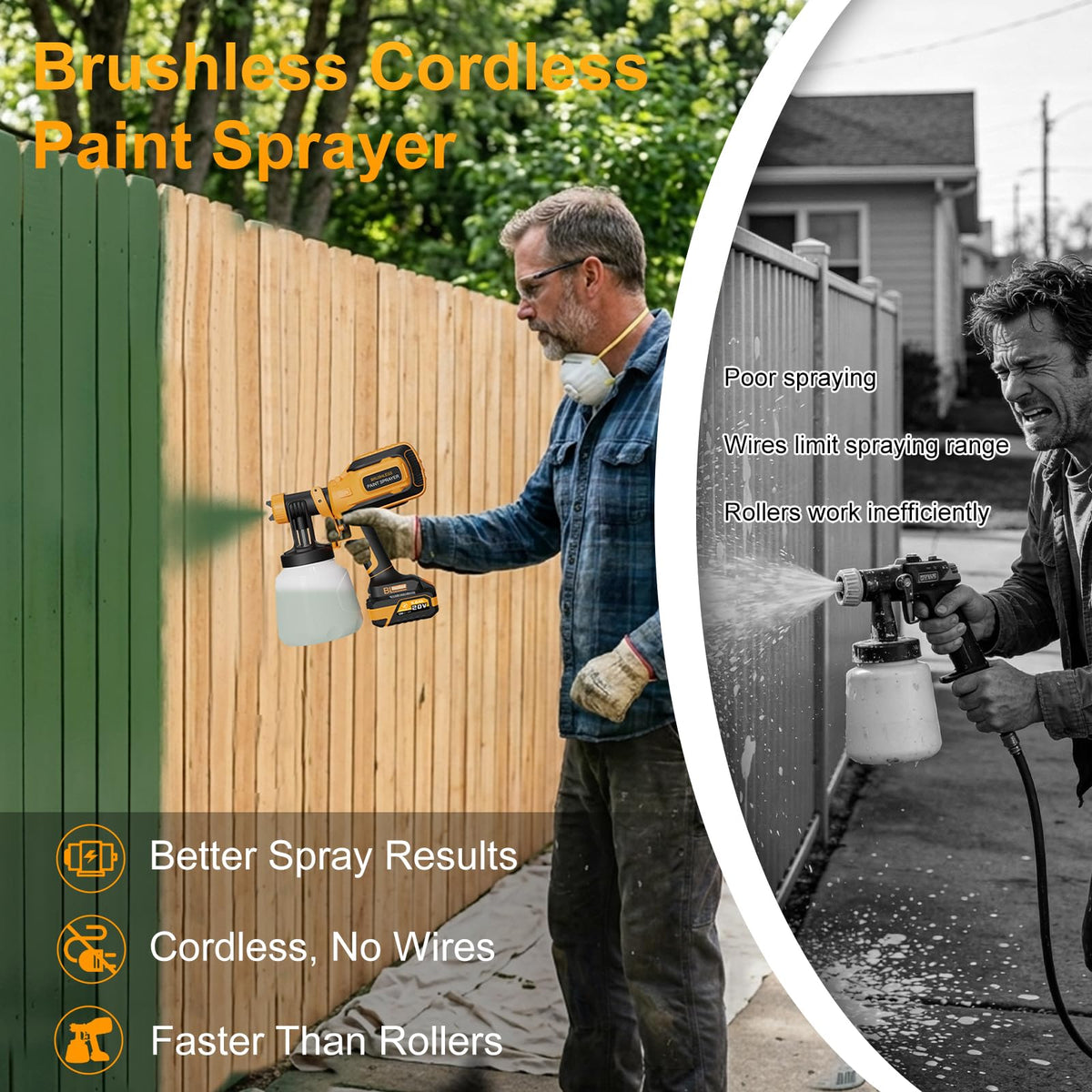 PULENDY DL05S brushless motor close-up highlighting smooth, efficient spraying.