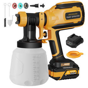PULENDY DL05S cordless sprayer battery pack for portable, cord-free painting projects.
