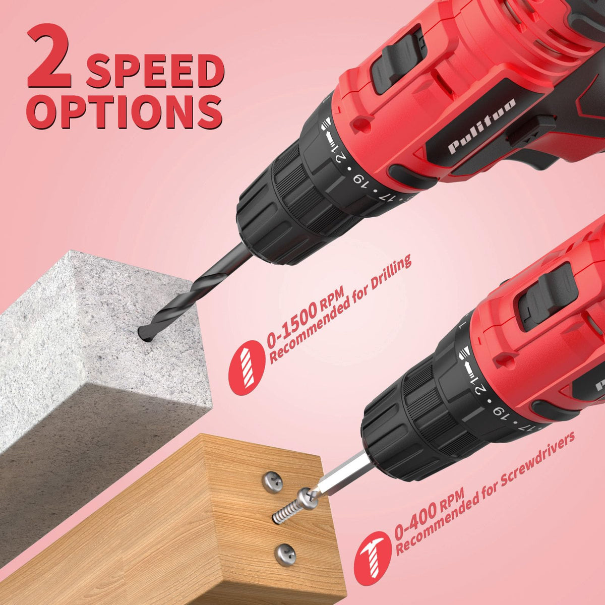 PULITUO 30 Nm torque indicator, protects materials with controlled driving.
