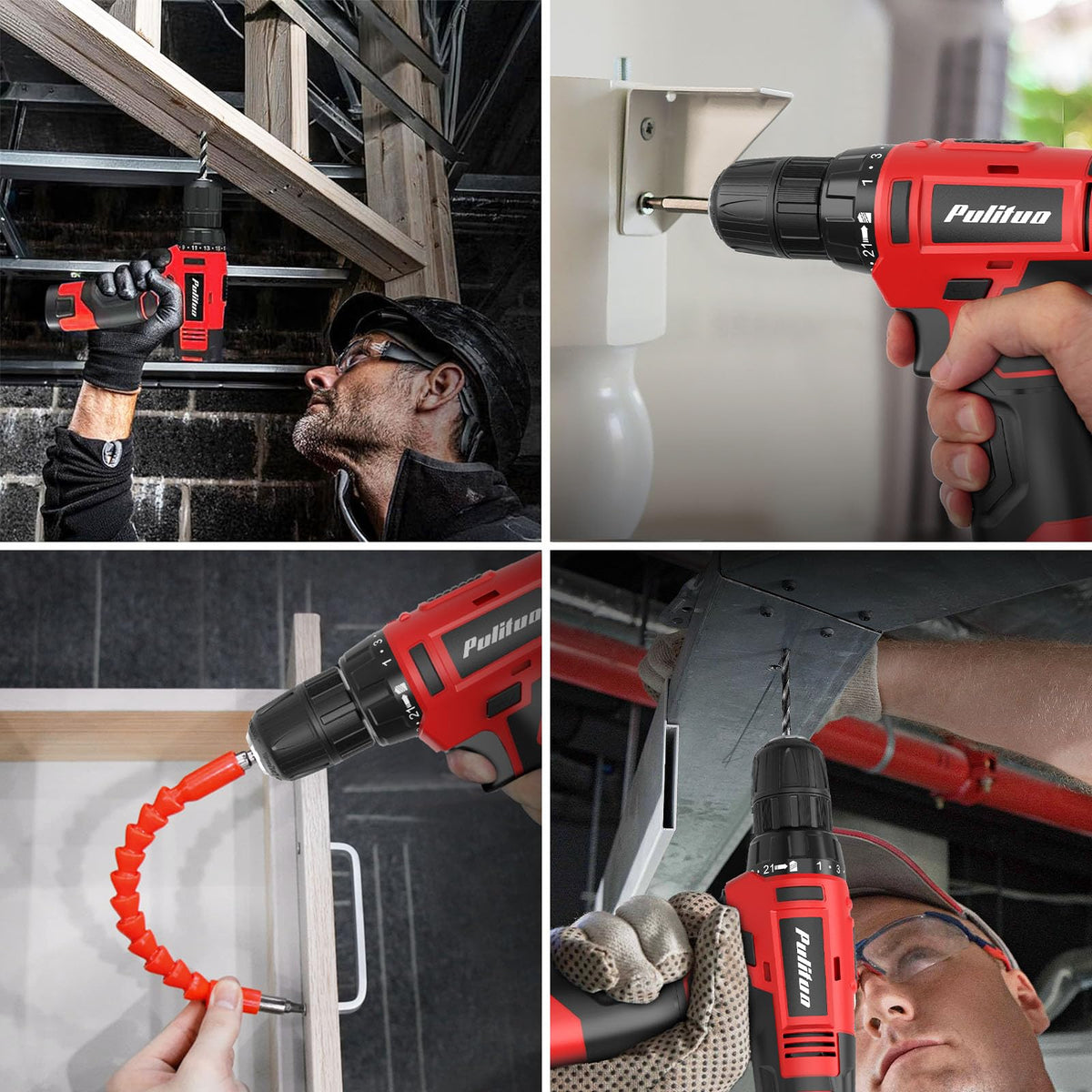 Pulituo claw hammer and needle-nose pliers for everyday repairs.
