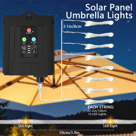 PULIVIA IP67 waterproof design withstands rain and dust on patios