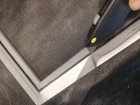 Pull A Post screen roller tool professional knife-tool for quick trimming.