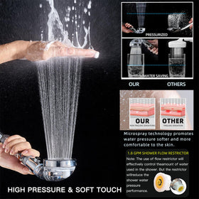 PumodTec mineral filter stones closeup illustrates water-softening for smoother skin.