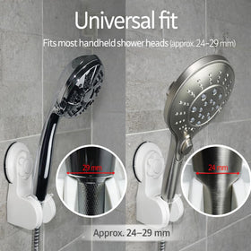 Pump&fix easy no-drill installation on clean surfaces.