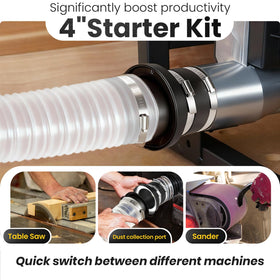 Pumpoasis 4inch hose clamp ensures airtight connections during heavy suction.