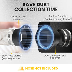 Pumpoasis one-to-many magnetic starter kit streamlines tool-to-tool hose sharing.