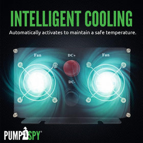 PumpSpy uses standard 12V deep-cycle battery recommendations for reliable backups.