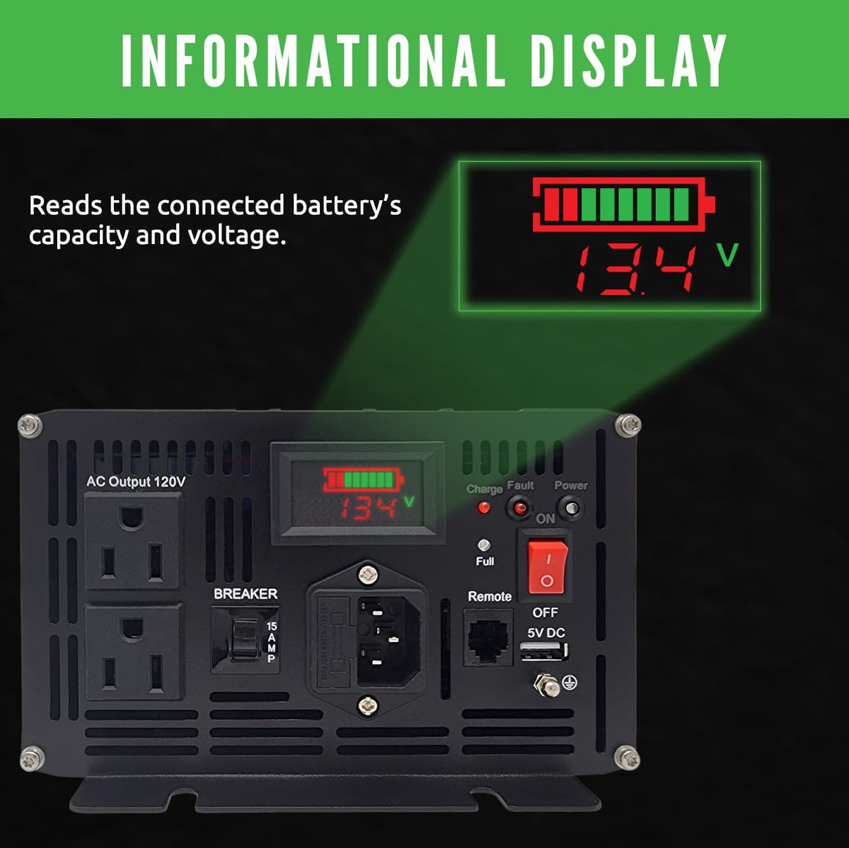 PumpSpy provides battery switching during power loss for seamless operation.